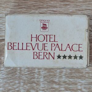 Vintage Hotel Bellevue Palace Bern Switzerland Matchbox Swissôtel